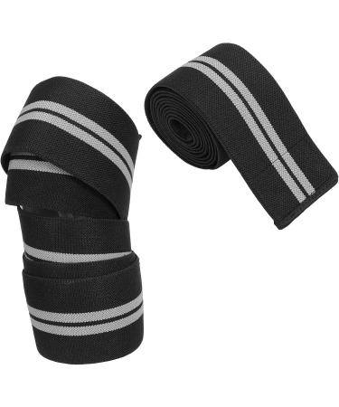 Buy Elastic Sports Knee Brace for Gym & Weightlifting - Black & Gray - Optimal Support for Cross Training - Buy Online on GoSupps.com