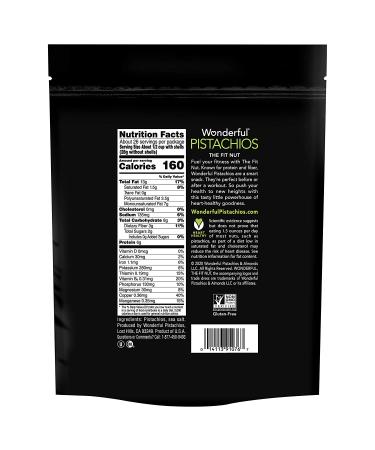 Wonderful Pistachios 48 Oz Resealable Bag - Roasted & Salted Snacks - Buy Online on GoSupps.com