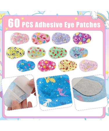 Panitay 36 Pcs Kids Girls Eye Patches - Toddler Adhesive Cotton Eye Patches for Amblyopia - Breathable & Stylish 12 Regular Size Designs - Buy Online on GoSupps.com
