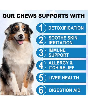 Causnacks for Dogs | Relieve Itching Boost Immunity & Combat Allergies | 30-Pack Blue - Buy Online on GoSupps.com