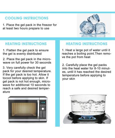 NEENCA Reusable Ice Pack (3 Packs, 4x9 Inches) - Hot & Cold Therapy for Swelling, Bruises, Injuries - Flexible Gel Packs for Instant Relief - Buy Online on GoSupps.com