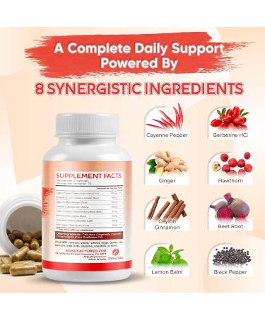Liposomal Cayenne Pepper 960 mg Berberine + Ginger | Advanced Absorption | Metabolic Heart & Immune Support | 150 Capsules 150 count (pack of 1) - Buy Online on GoSupps.com