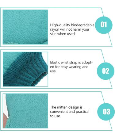 Healifty 3-Piece Bath Towel Set & Body Care Essentials - Exfoliating Strap Shower Puff Loofah & Gloves for Ultimate Cleanse | International Shipping Available - Buy Online on GoSupps.com