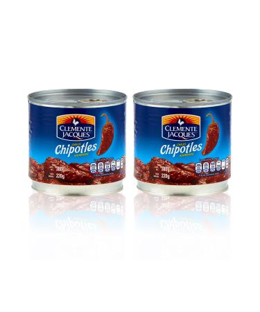 Chipotle Chili in Adobo Sauce - Chipotle in Adobo by Clemente Jacques (Pack of 2) 380g each (Pack of 2) 380g each.