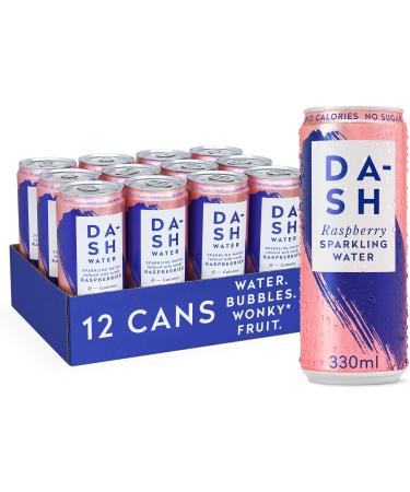 Dash Water Mixed Pack - 16 x Flavoured Sparkling Spring Water & Raspberry - 12 x Raspberry Flavoured Sparkling Spring Water - NO Sugar NO Sweetener NO Calories + Spring Water - Buy Online on GoSupps.com