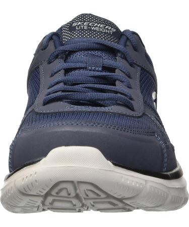 Skechers Men's Track Scloric Oxford Navy 11.5 Wide US - Comfort & Style | [Your Brand Name] - Buy Online on GoSupps.com