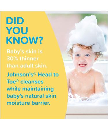 Johnson's Head-to-Toe Baby Wash & Shampoo, 3 Pack - Sulfate, Paraben, Phthalate & Dye-Free, Hypoallergenic Formula for Sensitive Skin, 16.9 fl. Oz (Amazon Exclusive) - Buy Online on GoSupps.com