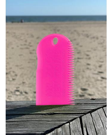 Sex Wax Pink Surfboard Wax Comb - Premium Surfing Tool for Easy Wax Removal - Buy Online on GoSupps.com
