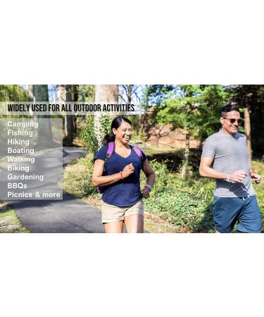 Grandpa Gus's Natural Mosquito Repellent Bracelets - DEET-Free 300 Hours Protection 12 Assorted Colors for Summer Outdoor & Camping Essentials - Buy Online on GoSupps.com