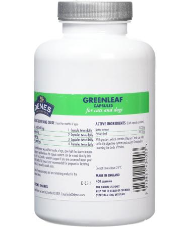 Denes Supplements Greenleaf 400 Tablets - Buy Online on GoSupps.com