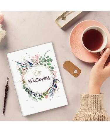 Cozy Raccoon 3-Part Mother s Passport | High-Quality Shell for German Mother Pass | Flower Party Design | Perfect Gift for New Moms in Germany - Buy Online on GoSupps.com