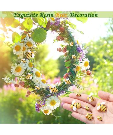 CCOZN 40 Pieces Tiny Resin Bees Garden Bumblebees DIY Craft Decoration Set - Buy Online on GoSupps.com