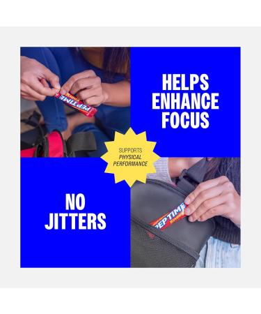 PEPTIME Energy Berry Flavor, 12 Dissolve Packs for Instant Alertness, No Water Needed - Caffeine Powder Supplement Berry 1 Ounce (Pack of 12) - Buy Online on GoSupps.com