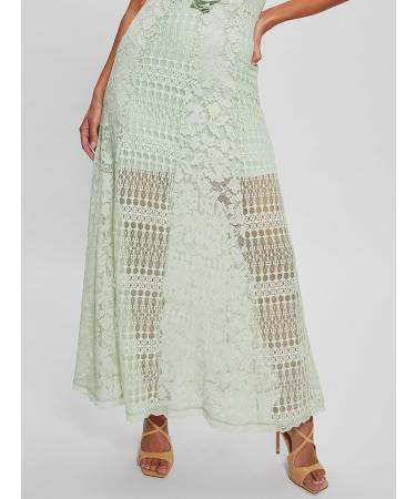 Kellie Lace Maxi Dress - Large Dusty Fern Multi | Shop Now - Buy Online on GoSupps.com
