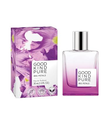 Iris Petals Eau de Toilette Spray - Woody Floral Fragrance - A blend of Nectarine Blossom & Soft Amber Woods - Clean Vegan & Long-Lasting Formula - 1.0 Fl Oz (Pack of 2) 1 Fl Oz (Pack of 2) - Buy Online on GoSupps.com