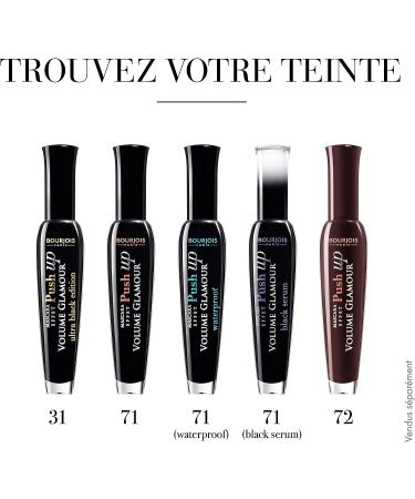 Bourjois Volume Glamour Push Up No. 71 Wonder Black Mascara 0.24 oz for Women - Buy Online on GoSupps.com