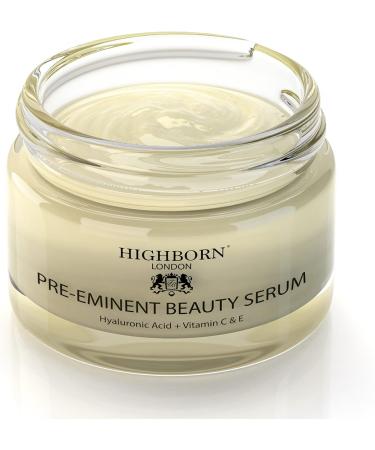 Anti-Ageing Face Serum Plumps Softens Hydrates - HighBorn London Advanced Hyaluronic Acid Plant Collagen Vitamin A Retinol Vitamin C Vitamin E Argan Oil & Arnica - Buy Online on GoSupps.com