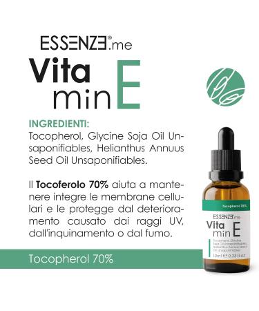 Vitamin and Natural Tocopherol Oil 70% Highly Concentrated to Dilute in Face Serum Anti-Wrinkle Cream Hair Products Nails and Cuticles. Antioxidant Anti-aging Anti-blemish. - Buy Online on GoSupps.com