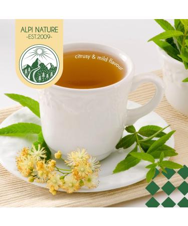  Alpi Nature Alpi Nature Lemon Verbena Tea and Linden Blossoms Herbal Tea 120 Tea Bags 120 g Pack of 6 x 20 Sachets of 1 g - Buy Online on GoSupps.com