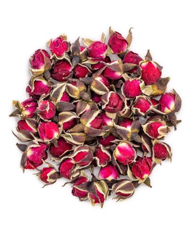 Oriarm 100g / 36.53oz Yunnan Golden Edge Rose Buds Tea - Feuille de th de fleur de rose chinoise - Naturally High Mountain Grown Golden Edge Rose Tea 100g