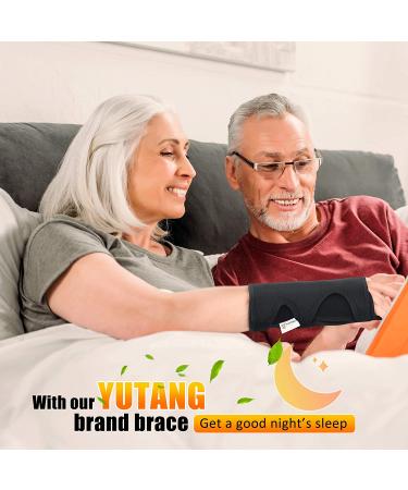 2022 Wrist Brace for Carpal Tunnel Night Sleep - Medium Size, Black - Relieves Wrist Pain, Sprains, and Sports Injuries - Adjustable Support for Left & Right Hands - Pack of 1 - Buy Online on GoSupps.com