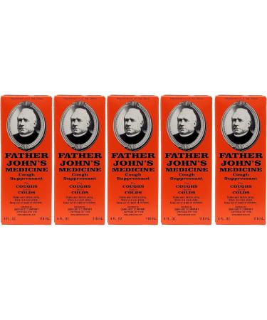 Father Johns Cough Suppressant Medicine - 4 Oz (Pack of 5) - Buy Online on GoSupps.com
