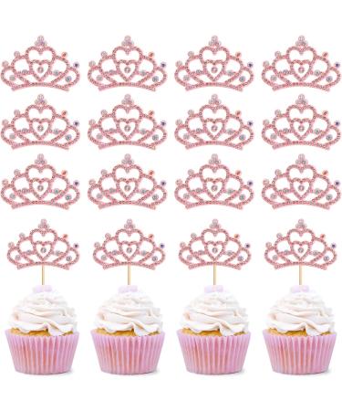 Ercadio 12 Pack Pink Crown Cupcake Toppers Prince and Princes Royal Crown Pearl Cupcake Picks King Queen Crown Cupcake Decors for Prince Theme Baby Shower Party Decoration Supplies Pink 3 Crown Pink 3 - Buy Online on GoSupps.com