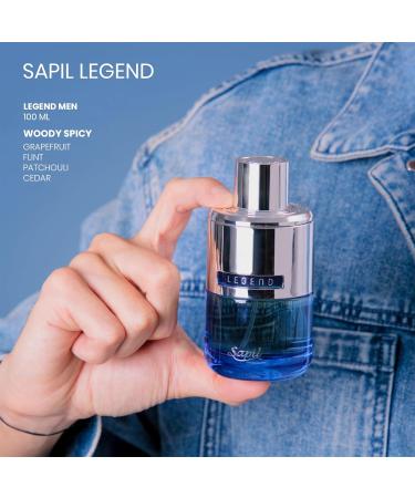 Sapil Legend perfume for Men - Long-lasting Spray for Men Fragrance (100ml) | Spicy Woody Perfume for Men | Daily Arabic Cologne from Dubai | Enticing Scent for Confident Men - Buy Online on GoSupps.com
