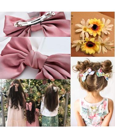 PandaHall 120pcs French Barrette Hair Clips | Metal Alligator Barrettes in 4 Sizes | DIY Hair Accessories for Bows and Streamers - Buy Online on GoSupps.com