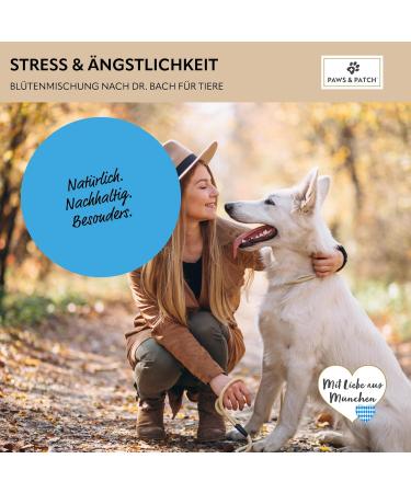 Paws & Patch Set: Dr. Bach Flower Mix for Stress & Anxiety in Dogs & Cats - 10g | Natural Relief for Fear & Stressful Situations - Buy Online on GoSupps.com