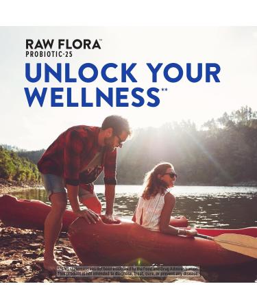 Raw Flora Probiotics with Prebiotics | 30 Billion CFU | 33 Daily Digestive Capsules | Vegan, Non-GMO & Gluten Free Supplement for Women and Men - Buy Online on GoSupps.com