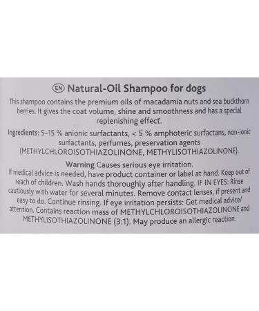 Trixie 2910 Natural Oil Shampoo 1L - Nourishing Pet Care for All Breeds - International Shipping Available - Buy Online on GoSupps.com