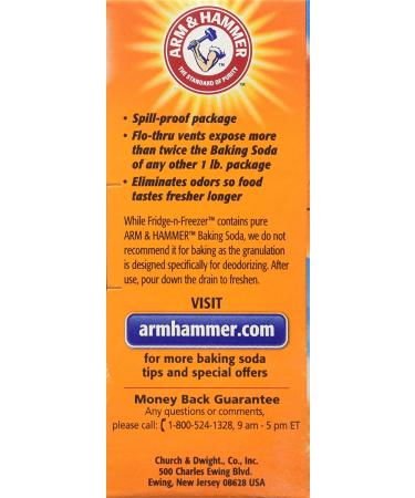 Arm & Hammer Baking Soda Fridge-N-Freezer Pack - 14 oz (2 Pack) | Odor Absorber - Buy Online on GoSupps.com