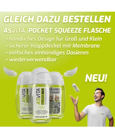 Asvita Beverage Concentrate Fresh Mix 1:80 - Sugar-Free Drink Syrup (1L with Pump) - 26 Tropical Flavors for International Shipping - Buy Online on GoSupps.com