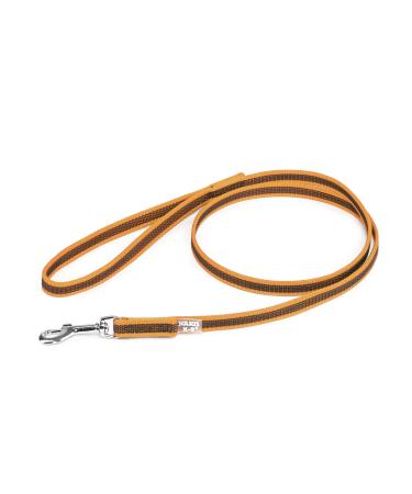 IDC Color & Gray rubberized leash 14 mm x 1.2 m with loop orange-gray Orange-gray 14 mm x 1.2 m (with loop)