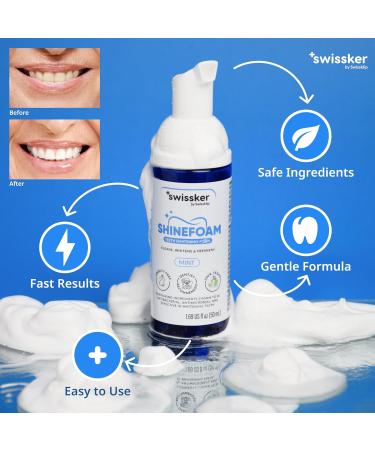 Swissklip Foam Toothpaste Teeth Whitener - Best Professional Whitening Kit | Best Teeth Whitening Products - Buy Online on GoSupps.com