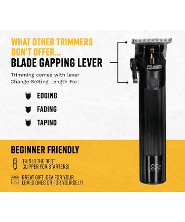 Cordless Trimmer with 4 Guards & Shaping Tool | Perfect for Beginners & Men s Hairline & Beard Edging | Trim Buddy - Buy Online on GoSupps.com