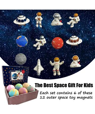 Galaxy Bath Bombs for Kids with Educational Toys Inside - Organic Bubble Bath Fizzies with Planet Surprises | Kids Friendly & Gentle Birthday Gift for Boys and Girls - Buy Online on GoSupps.com