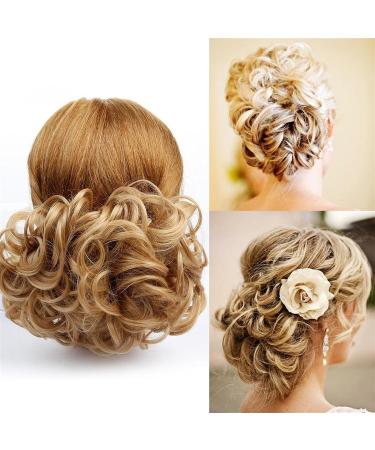 Messy Bun Hair Piece for Women Messy Bun Hair Piece Elastic Drawstring Wave Curly Scrunchies Ponytail Extension with Comb Synthetic Curly Hair Bun Chignon Hair Extensions Fake Hair Accessories for 106 - Buy Online on GoSupps.com