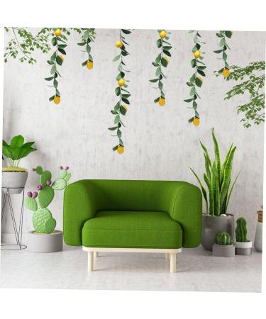 TOPBATHY Hanging Vine Fruit Garland Toys 2 Pcs Simulation Lemon Rattan Food Plastic Fake Plant Lemon Berry Vine Green Toys Yellowx2pcs 100x10cmx2pcs - Buy Online on GoSupps.com