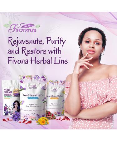 Fivona Set of 3 Yoni Steam Herbs - 100% Pure Organic Blend for V Detox & PH Balance - Revitalizing Care for Women - 1.76 oz x 3 Herbal Blends - Buy Online on GoSupps.com
