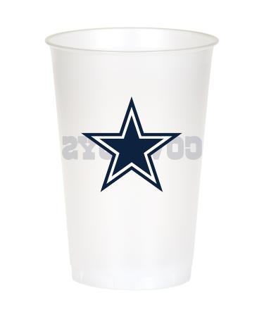 Creative Converting Dallas Cowboys Plastic Cups, 24 ct