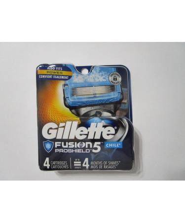 Buy Gillette Fusion Proshield Chill Cartridge 4Ct - International Shipping Available - Buy Online on GoSupps.com