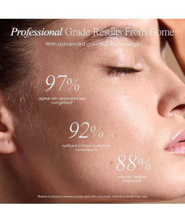 Galvanic Facial Lifting Roller by Project E Beauty | Smooths & Firms Skin | Diminishes Fine Lines & Wrinkles | Deep Pore Cleansing | Improves Circulation & Lymphatic Drainage | Rechargeable - Buy Online on GoSupps.com