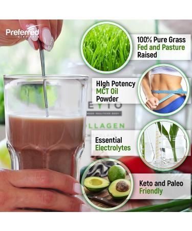 Keyto Keto Collagen Protein Powder with MCT Oil | Grass Fed Hydrolyzed Collagen Peptides | Keto & Paleo Friendly | Chocolate Flavor - Buy Online on GoSupps.com