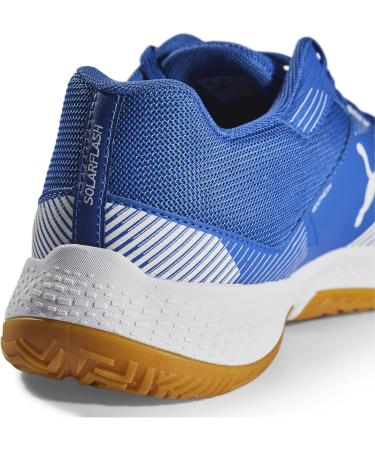 PUMA Unisex Solarflash II Indoor Court Shoe - 44.5 EU - Puma Royal & White Gum - International Shipping Available - Buy Online on GoSupps.com