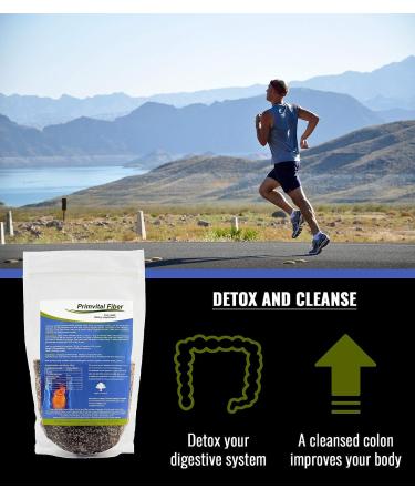 Primvital Fiber - 100% Natural Body Detox & Colon Cleanse with Fresh Seeds - Buy Online on GoSupps.com