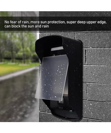 Couvercle De Sonnette Pour L'ext rieur - Protecteur De Sonnette Sans Fil tanche La M t o | Ajustement Universel Pour La Plupart Des Sonnettes Vid o Et Des Machines D'empreintes Digitales | Pain De Large size with rain cover - Buy Online on GoSupps.com