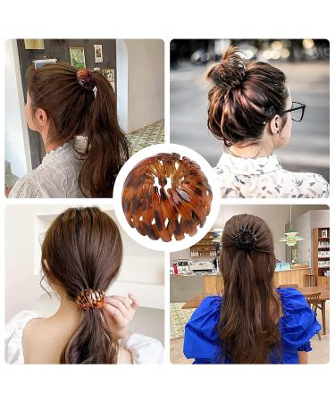 Vidfair Vintage Bird Nest Hair Clips - 3 Piece Set - Geometric Ponytail Loops for Elegant Hairstyles - Buy Online on GoSupps.com