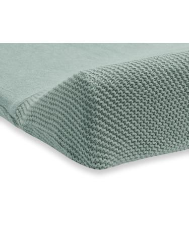 Jollein Changing Mat Cover Basic Knit - Forest Green 50x70cm | Soft & Stylish Baby Essential - Buy Online on GoSupps.com